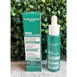 Yves Rocher SEBO ACTIVE CLEAR Blemish Serum Anti-Imperfection with Macro-Alga